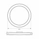 LED плафониера SIRI LED 24W 4000K IP44